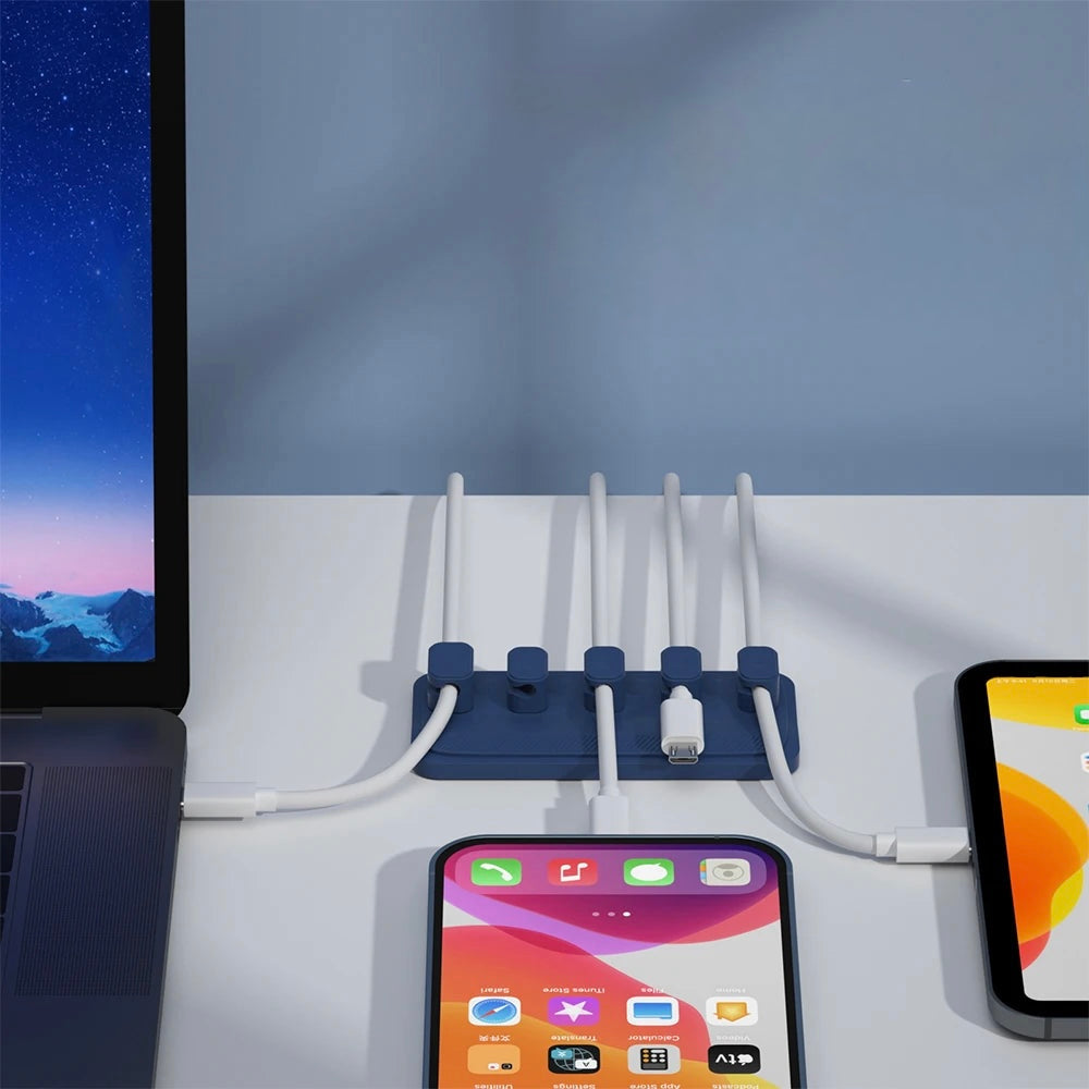 Organizador de cables magnético multi-clip