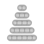 Organizzatore di cavi in silicone