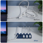Organizador de cables magnético multi-clip