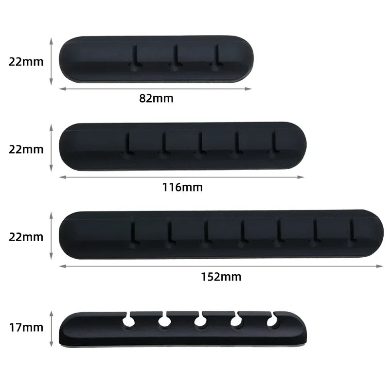 Organizzatore di cavi in silicone